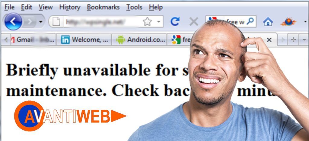 WordPress Wartungsmodus bleibt bei einem Plugin-Update hängen