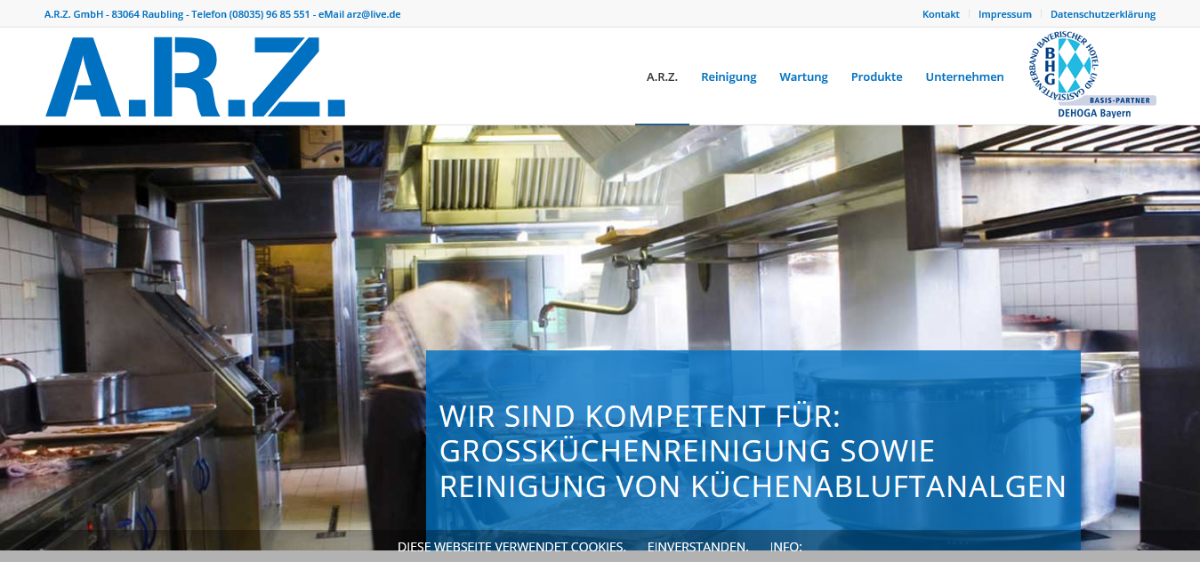 ARZ – Ihr Profi-Partner für Lüftungs- und Grossküchenreinigung