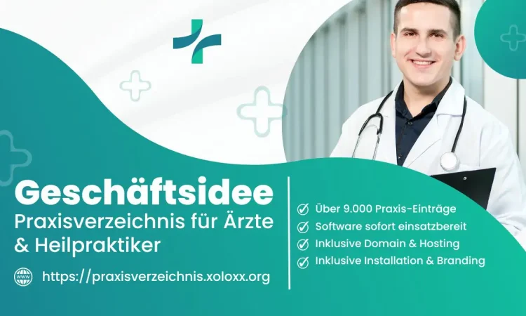 Online-Geschäftsidee: Branchenverzeichnis für Ärzte- und Heilpraktiker - Geld verdienen in der Gesundheitsbranche