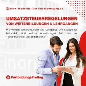 Umsatzsteuer in der Weiterbildung - wie werden Lehrgänge umsatzsteuerlich behandelt?