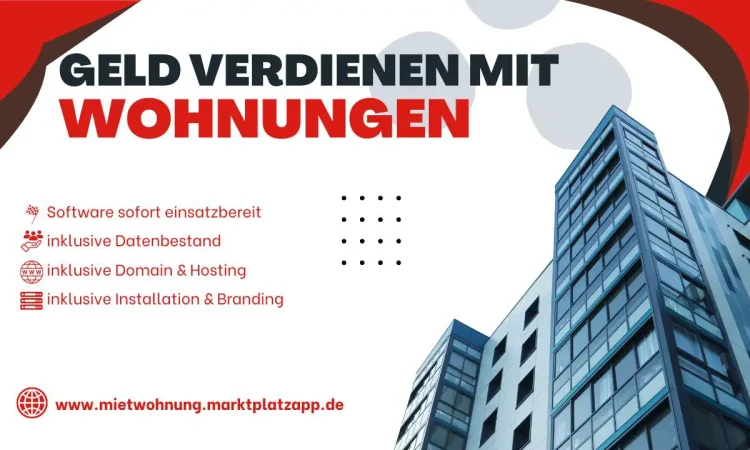 Online-Geschäftsidee: Verkaufsplattform Vermittlung von möblierten Wohnungen und Apartments