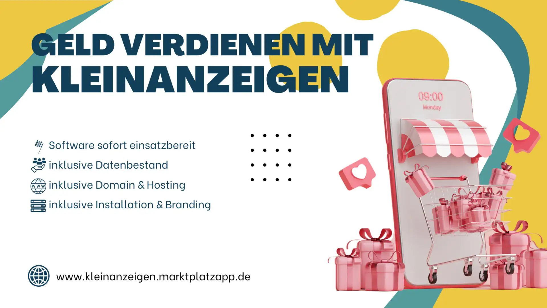 Online-Geschäftsidee – Kleinanzeigenbörse für private und gewerbliche Kleinanzeigen