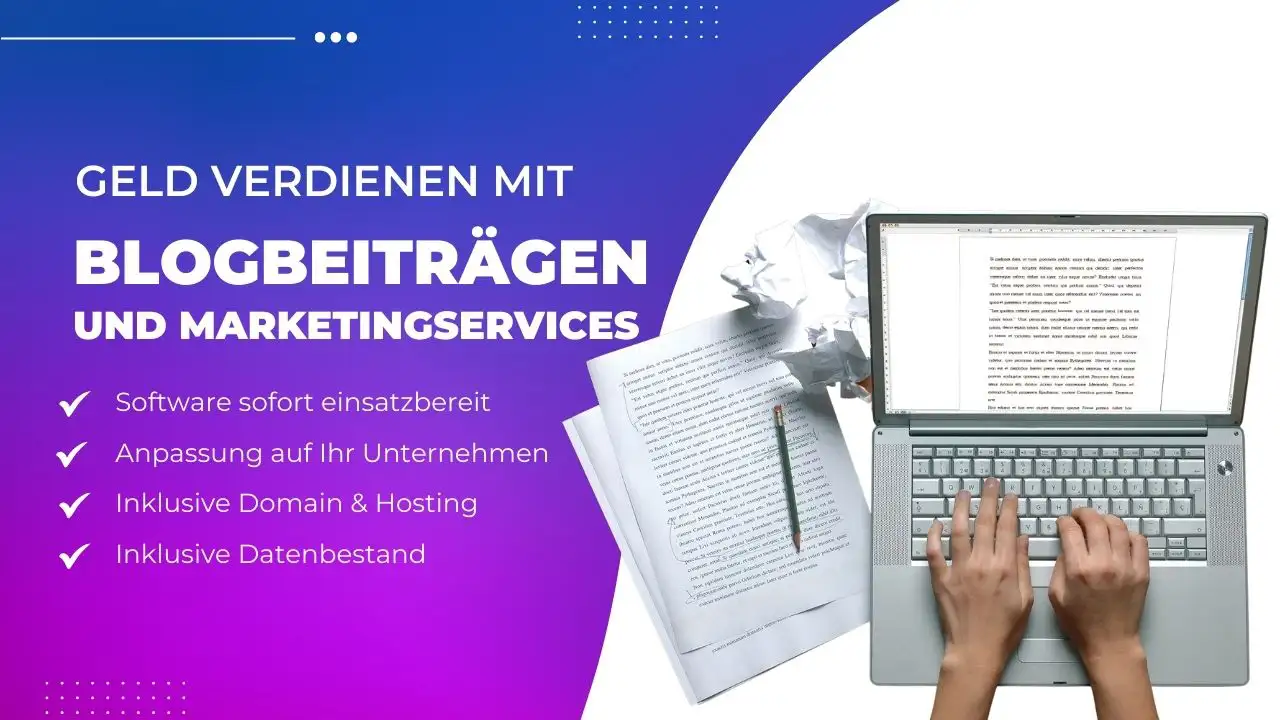Online-Geschäftsidee: Drittanbieter-Verkaufsplattform für die Vermarktung von Backlinks, Blogbeiträgen und eBooks