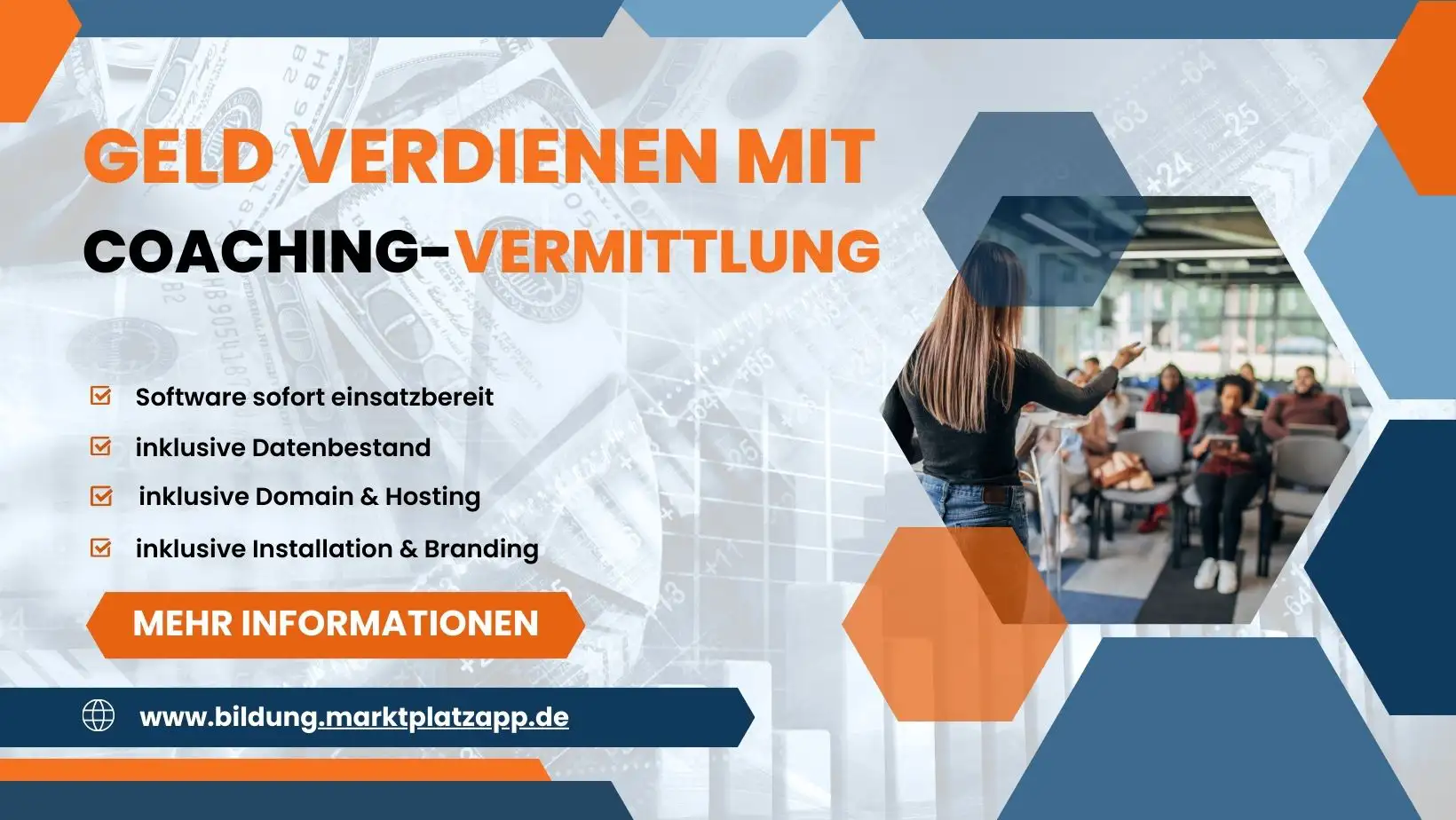 Online-Geschäftsidee: Vermittlungsportal für Nachhilfelehrstunden und Coaching ähnlich wie gostudent und nachhilfeportal