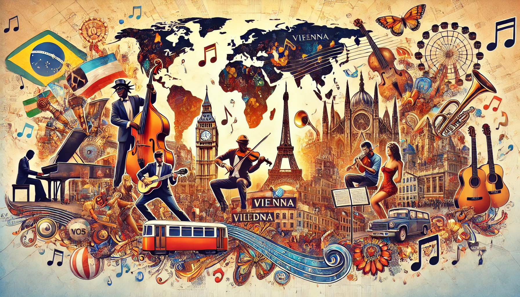 Reisen in die Musikmetropolen der Welt – Entdecken Sie die magischen Klänge in den bedeutendsten Städten des Globus.