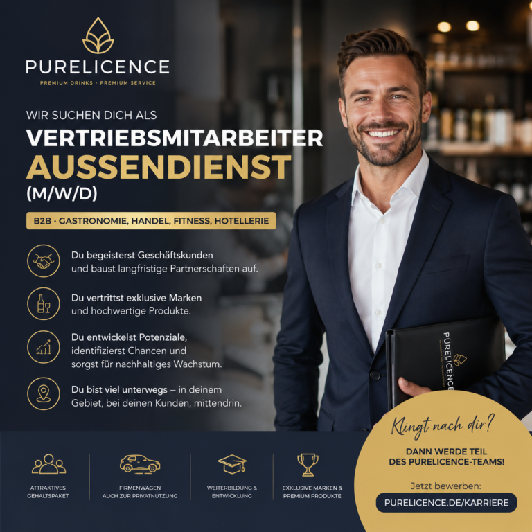 Vertriebsmitarbeiter Außendienst (m/w/d)