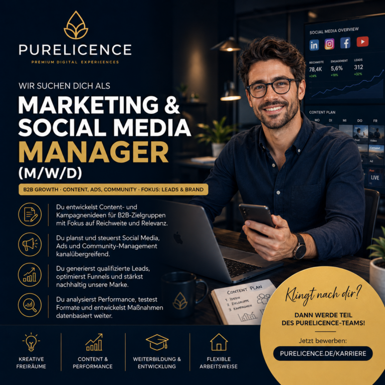 Marketing & Social Media Manager (m/w/d)